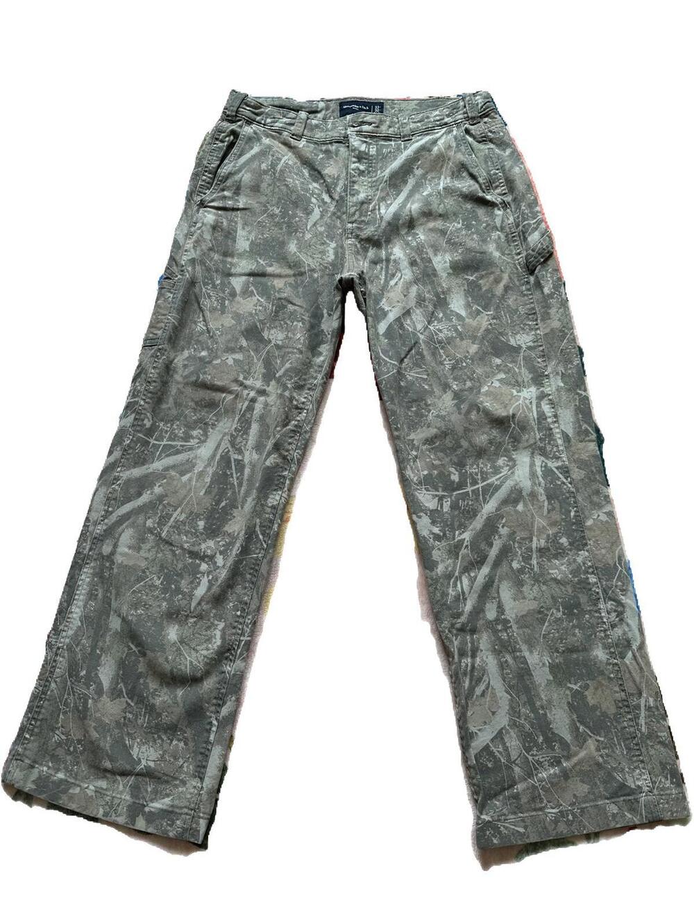 Abercrombie and Fitch Baggy Camo Work Pants 33x32